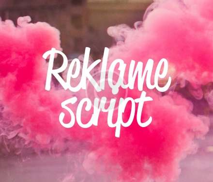 Reklame script webfont