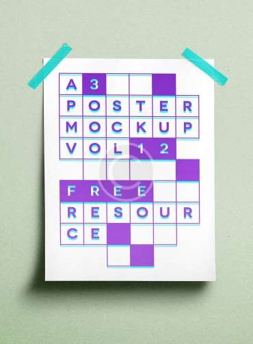 A3 poster mockup vol 10