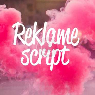 Reklame script free webfont 2019